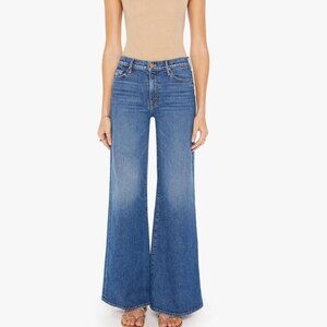 MOTHER The Twister Sneak wide leg jeans in Local Charm Brand New with Tag NWT